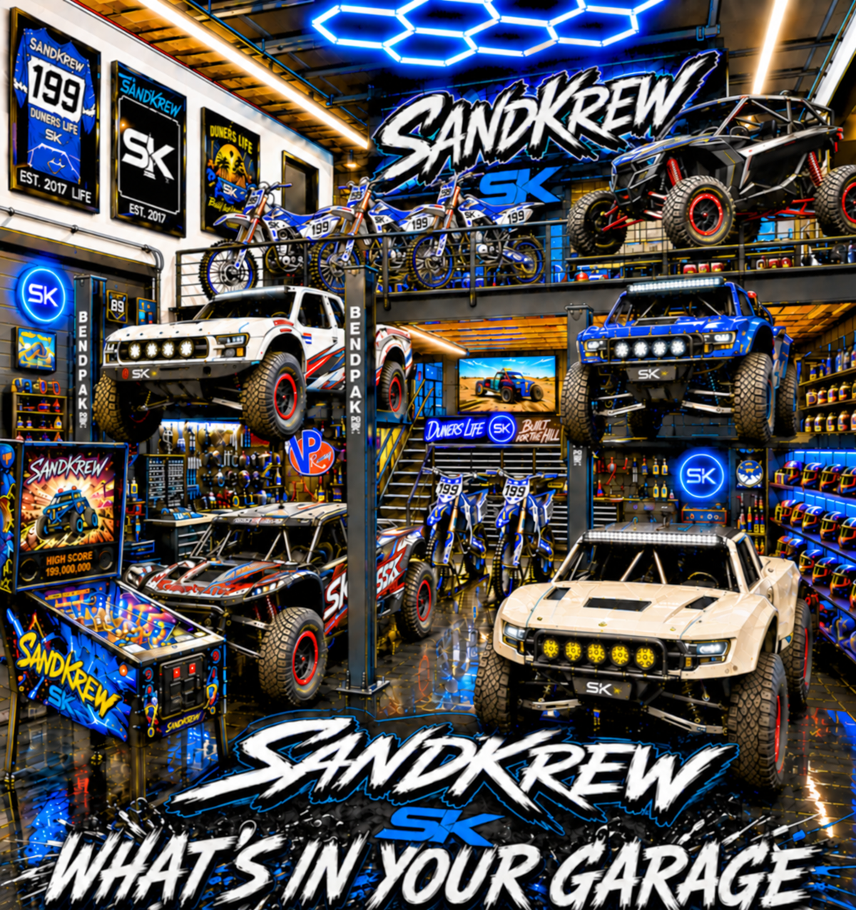 SandKrew What's In Your Garage Sweatshirt
