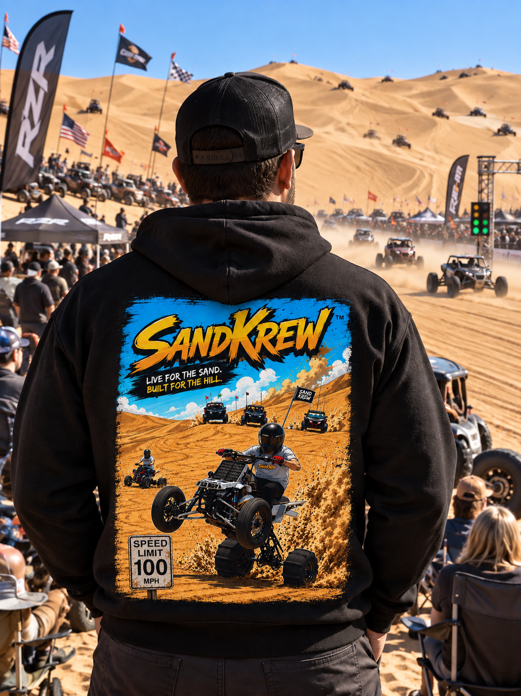 SandKrew Banshee Drag Racer Sweatshirt