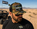 Camo Open Mesh Sandkrew Logo Hat