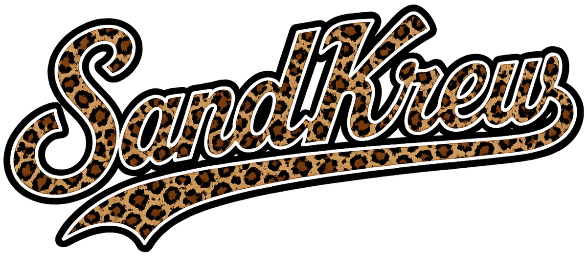 Women's SandKrew Leopard Print short sleeve T shirt or BabyDoll