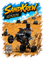 SandKrew Banshee Drag Racer Sweatshirt