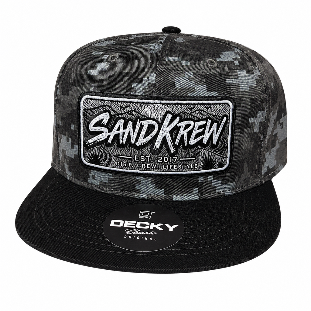 Digital Grey Camo SandKrew Hat