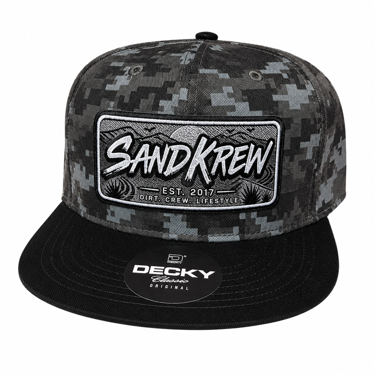 Digital Grey Camo SandKrew Hat