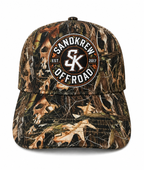 Backroads Trucker Camo Hat SandKrew Badge